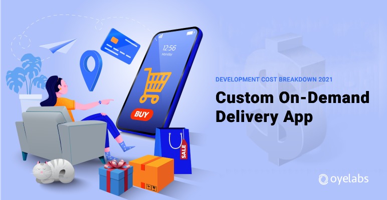 custom delivery app development cost