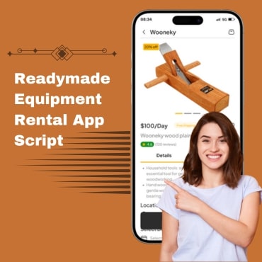 Readymade equipment rental app script