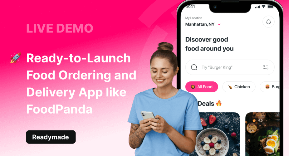 FoodPanda clone app demo