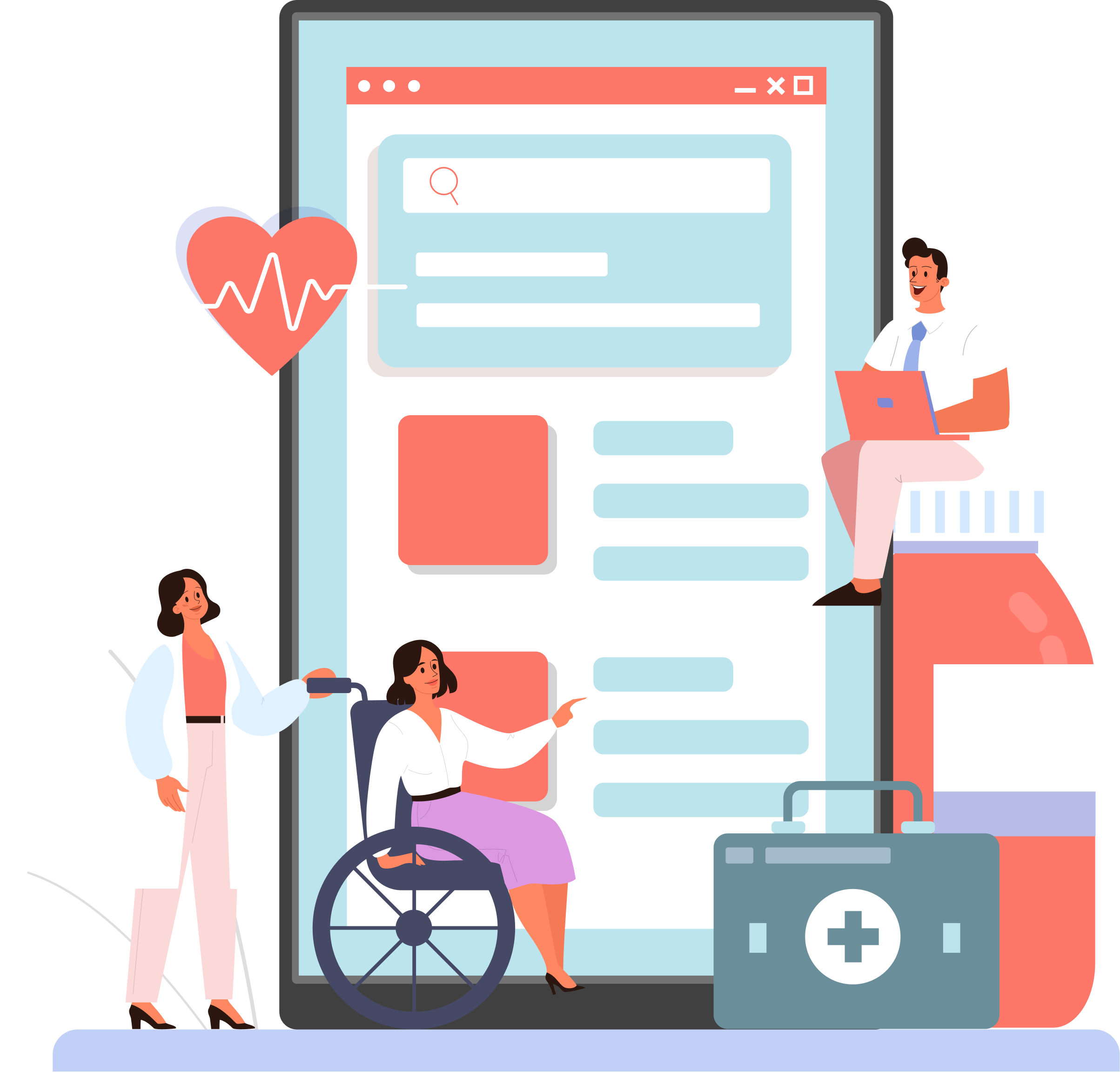 App features for healthcare organizations