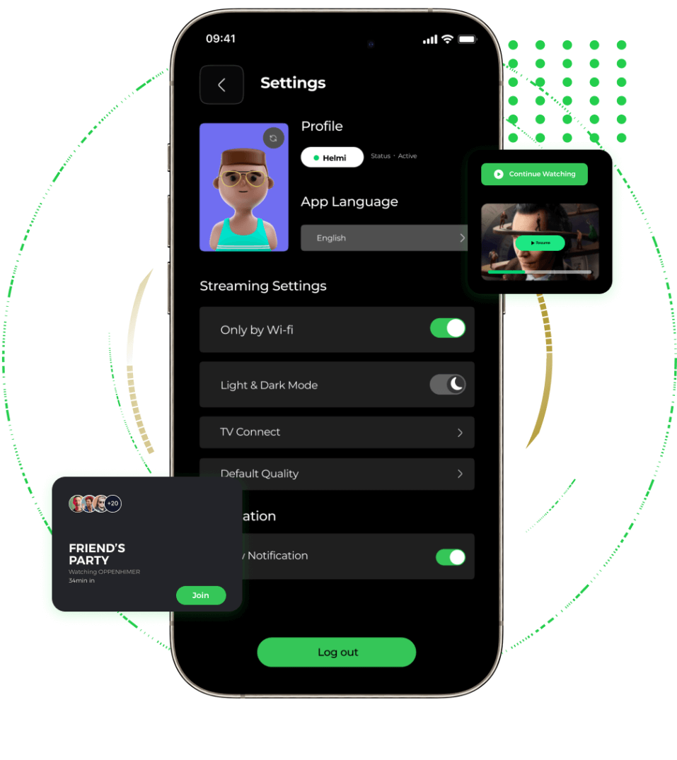 Hulu Clone Admin Panel Features