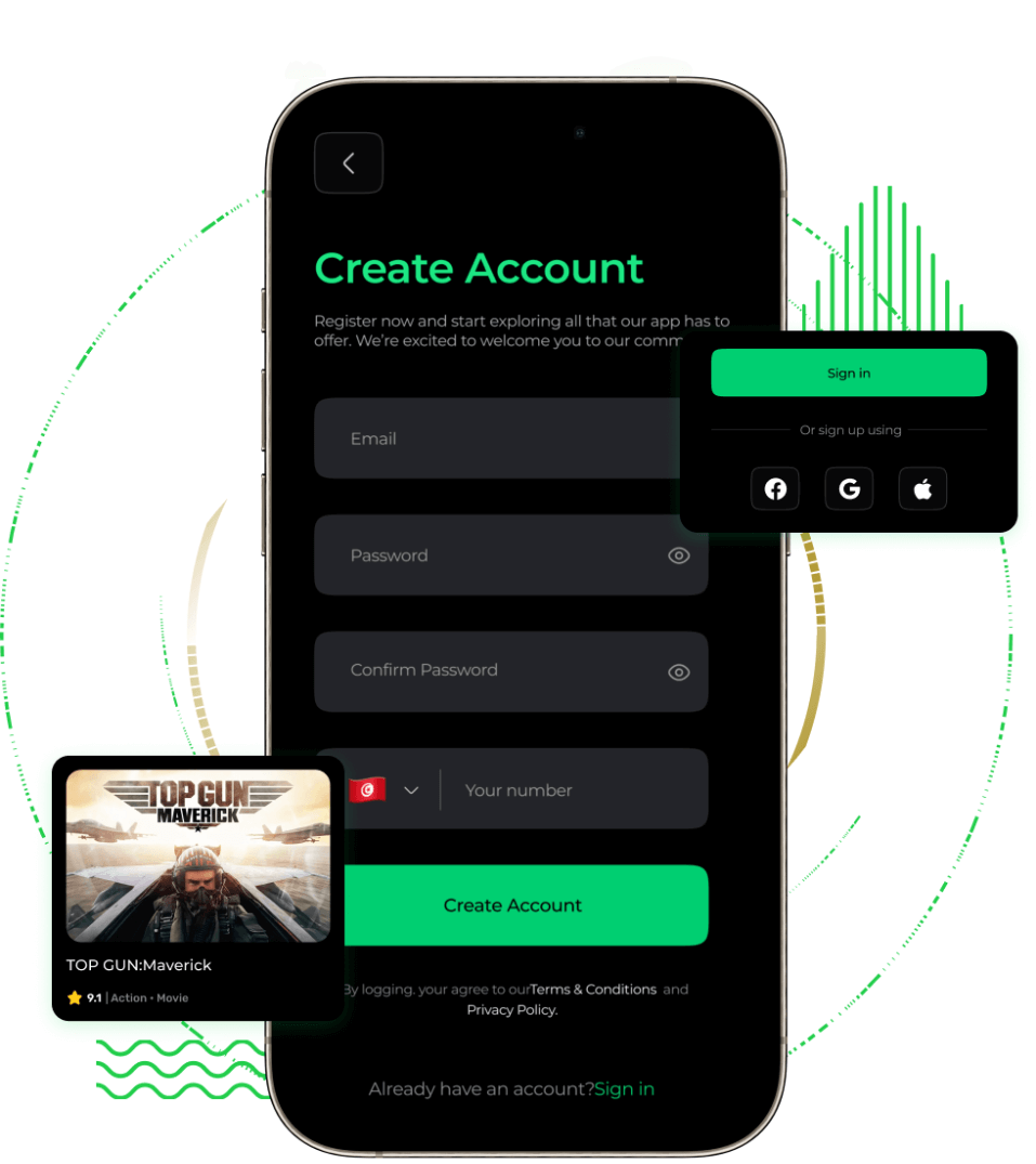 Hulu Clone Basic Features
