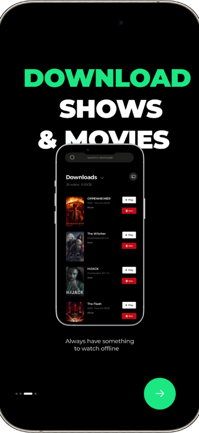 Hulu Clone download screen