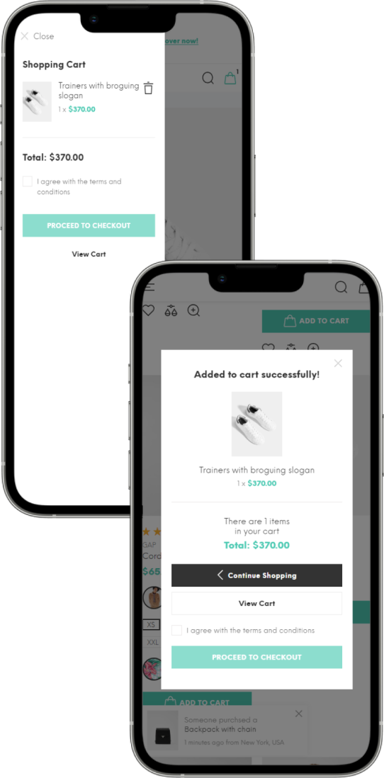 Noon Clone App- Store features