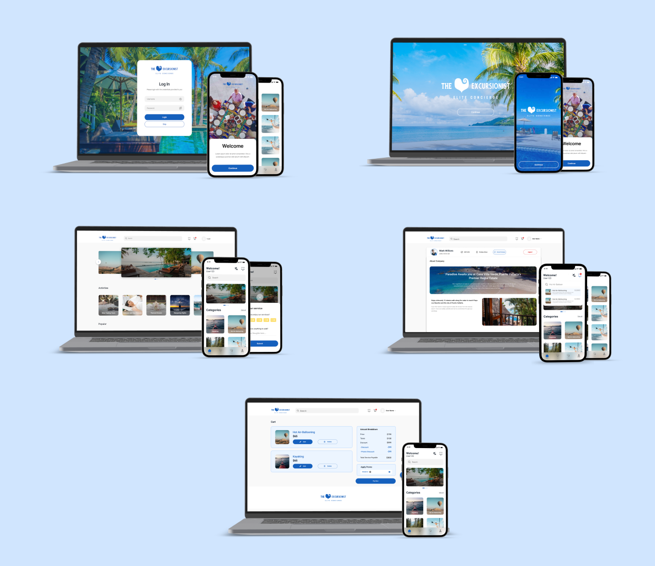 The excursionist screens